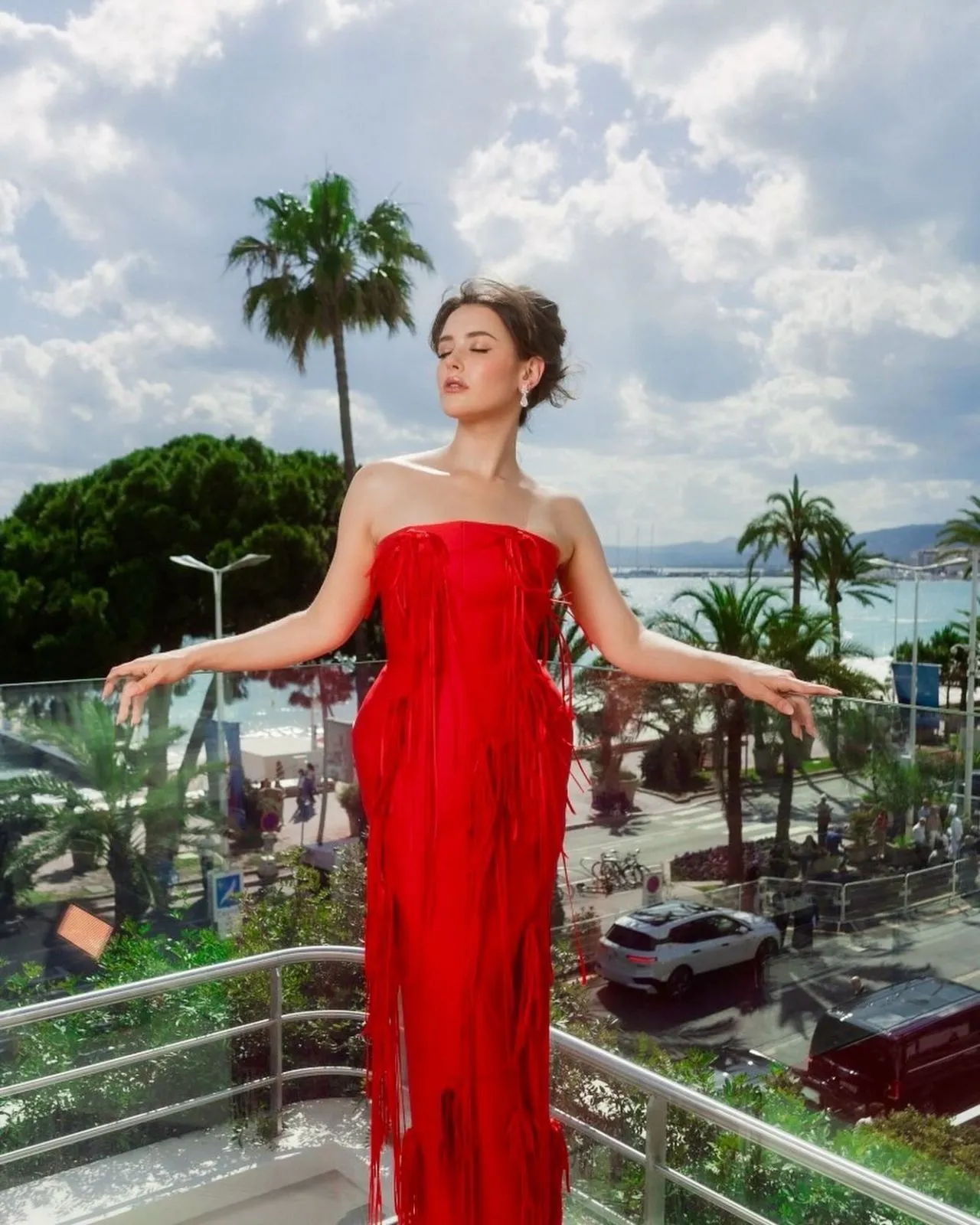 KATHERINE LANGFORD AT CANNES FILM FESTIVAL PHOTOSHOOT MAY 20242